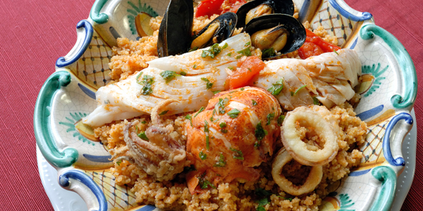 Sicilan fish couscous